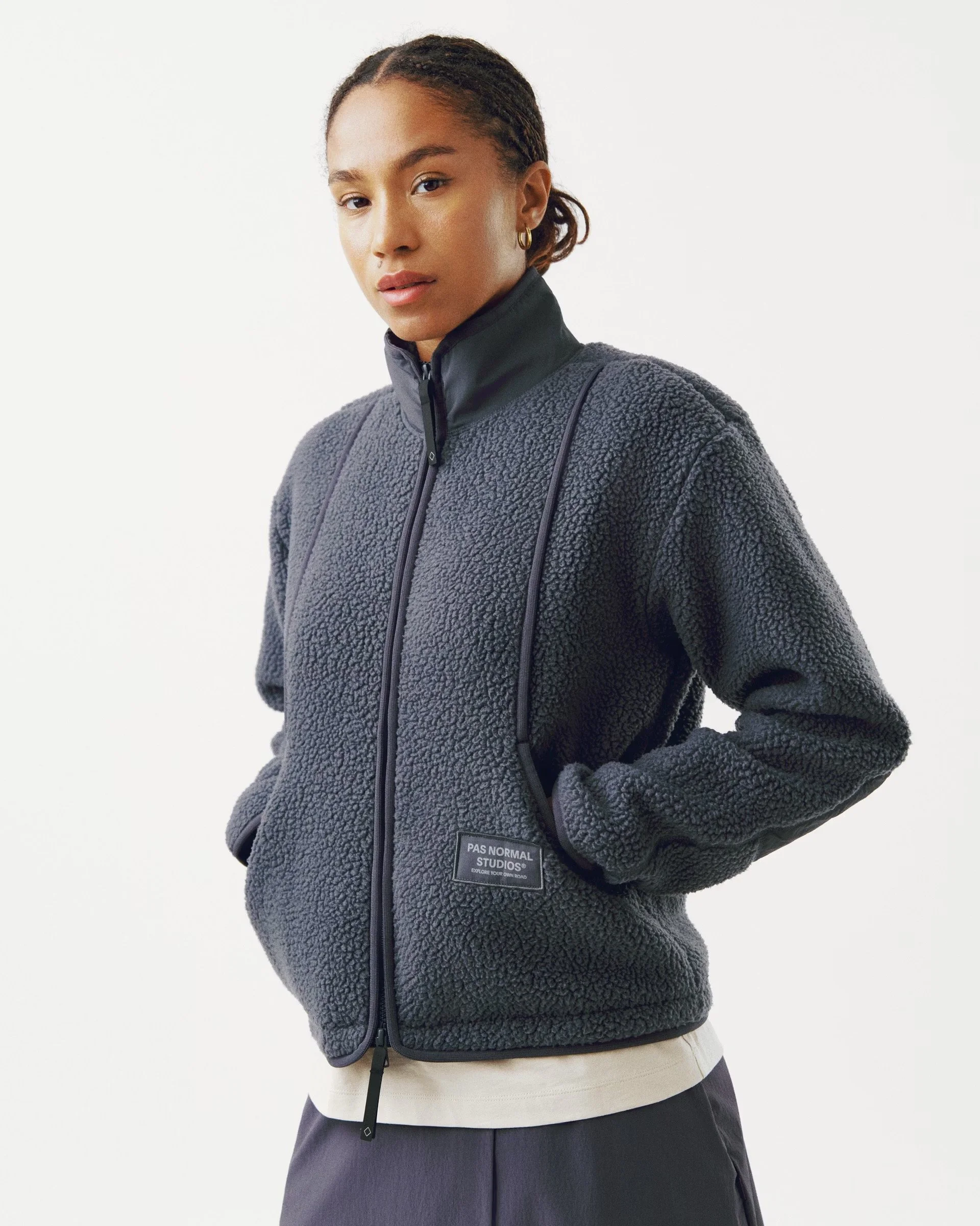 PAS NORMAL STUDIOS Off-Race Shell Jacket Off-White Women — Cycle
